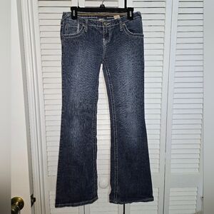 Vintage YNQ Women's 7 Low-rise Jeans
